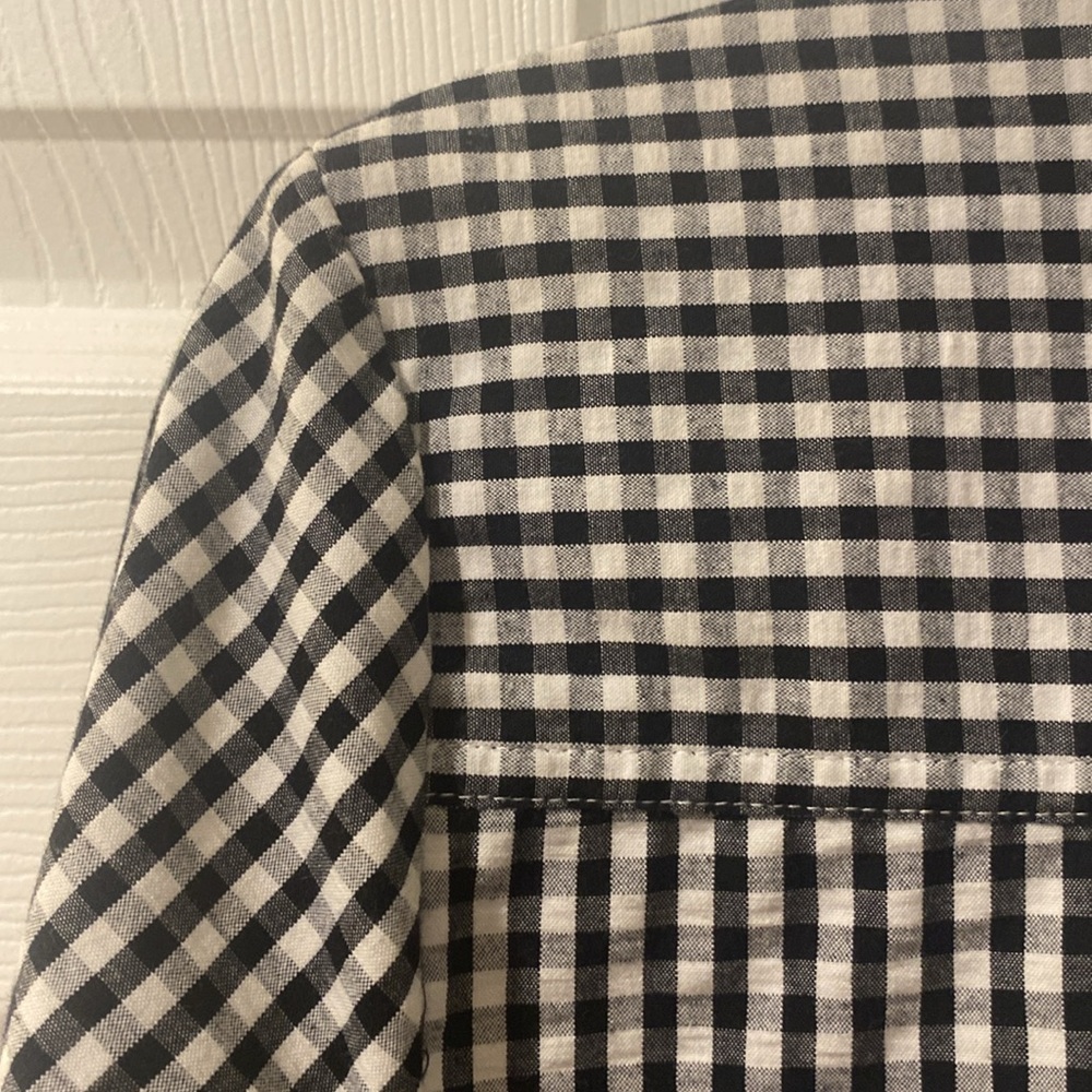 Lord and Taylor gingham shirt dress in petite small. - Picture 6 of 8